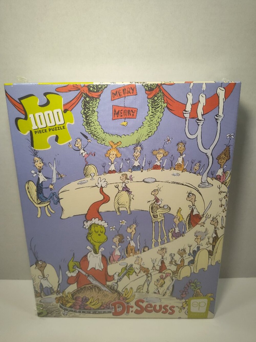 Dr. Seuss The Grinch Feast 1000 Piece Jigsaw Puzzle USAopoly NEW Sealed